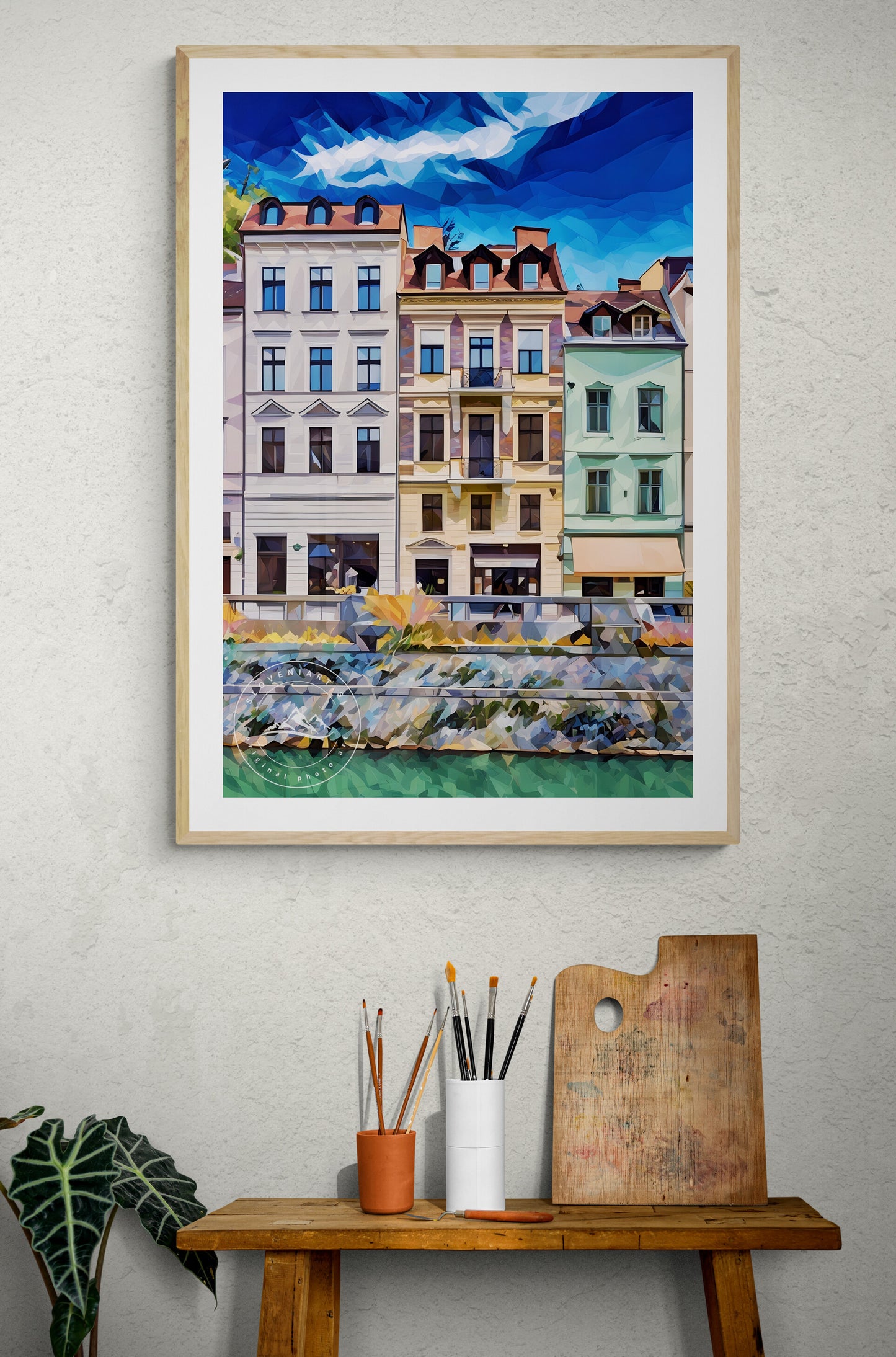 Chocolate Box Buildings Along the Ljubljanica River