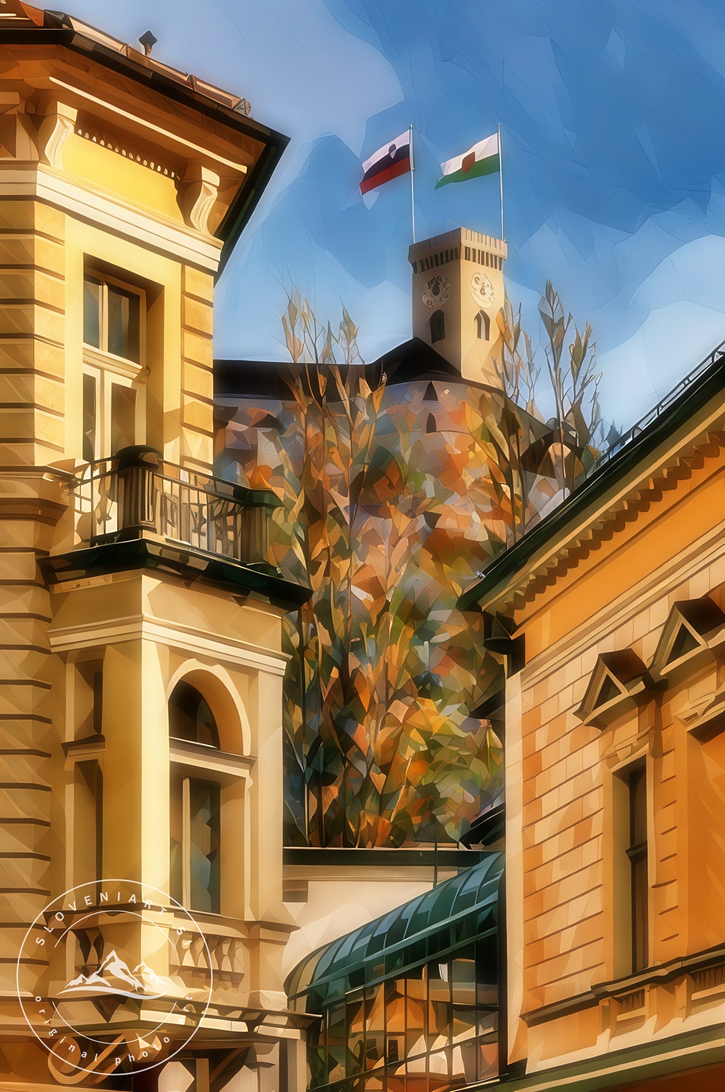 Castle and Balcony Autumn